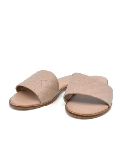 Versatile Beige Quilted Flats