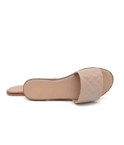 Versatile Beige Quilted Flats