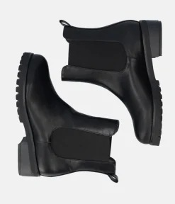 Versatile Black Chelsea Style Ankle Boots