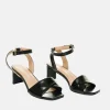 Versatile Black Occasion Leather Sandals