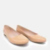 Versatile Round Toe Beige Ballet Flats