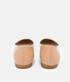 Versatile Round Toe Beige Ballet Flats