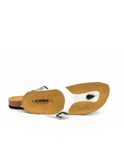 Versatile White Vinyl Thong Sandal