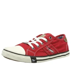 Vintage Red Lace Up Trainer