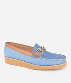Vittoria Mengoni Beautiful Denim Combi Loafers