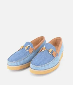 Vittoria Mengoni Beautiful Denim Combi Loafers