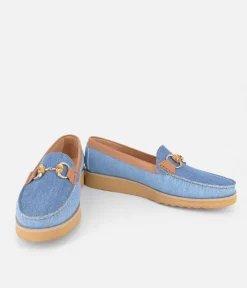Vittoria Mengoni Beautiful Denim Combi Loafers