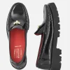 Vittoria Mengoni Black Patent Dressy Loafers