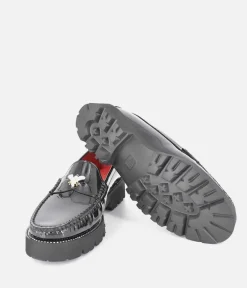 Vittoria Mengoni Black Patent Dressy Loafers