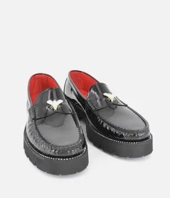 Vittoria Mengoni Black Patent Dressy Loafers