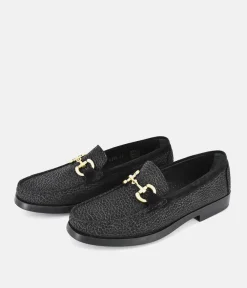 Vittoria Mengoni Dressy Black Leather Loafers
