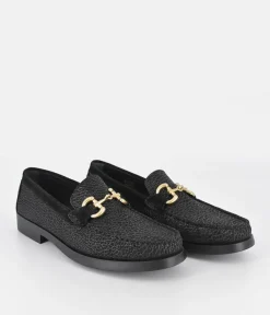 Vittoria Mengoni Dressy Black Leather Loafers