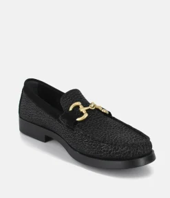 Vittoria Mengoni Dressy Black Leather Loafers
