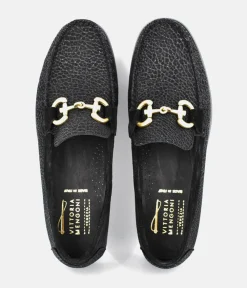 Vittoria Mengoni Dressy Black Leather Loafers