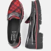 Vittoria Mengoni Gorgeous Black/Tartan Loafers