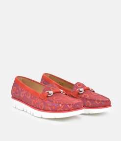Vittoria Mengoni Gorgeous Red Circle Loafers