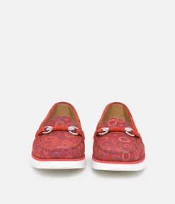 Vittoria Mengoni Gorgeous Red Circle Loafers
