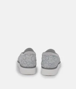 Vittoria Mengoni Gorgeous Grey Circle Loafers