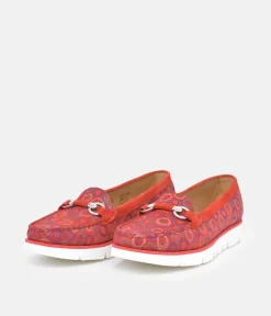 Vittoria Mengoni Gorgeous Red Circle Loafers