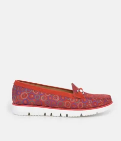 Vittoria Mengoni Gorgeous Red Circle Loafers