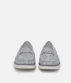 Vittoria Mengoni Gorgeous Grey Circle Loafers