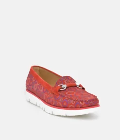 Vittoria Mengoni Gorgeous Red Circle Loafers