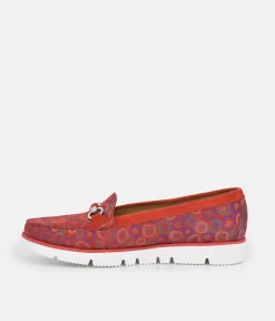 Vittoria Mengoni Gorgeous Red Circle Loafers