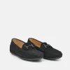 Vittoria Mengoni Plush Black Loafers