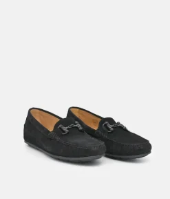 Vittoria Mengoni Plush Black Loafers