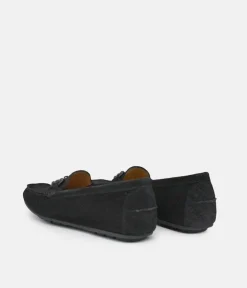 Vittoria Mengoni Plush Black Loafers