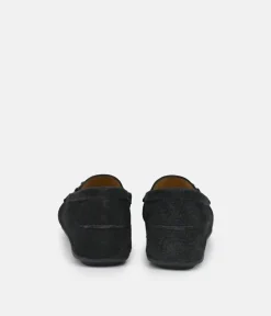 Vittoria Mengoni Plush Black Loafers