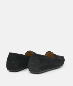 Vittoria Mengoni Plush Black Loafers