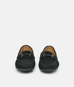 Vittoria Mengoni Plush Black Loafers