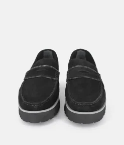 Vittoria Mengoni Plush Black Premium Loafers