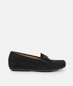 Vittoria Mengoni Plush Black Loafers