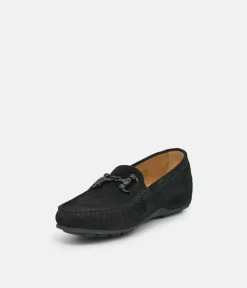 Vittoria Mengoni Plush Black Loafers