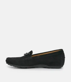 Vittoria Mengoni Plush Black Loafers