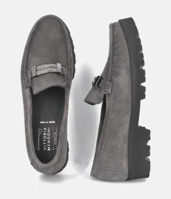 Vittoria Mengoni Plush Grey Premium Loafers