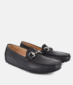 Vittoria Mengoni Premium Black Leather Loafers