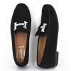 Vittoria Mengoni Premium Black Velour Loafers