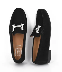 Vittoria Mengoni Premium Black Velour Loafers