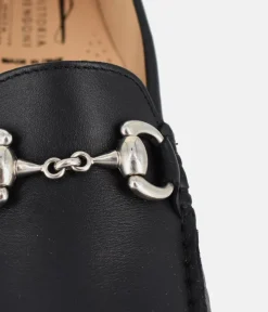 Vittoria Mengoni Premium Black Leather Loafers