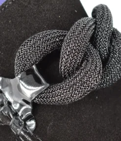 Vittoria Mengoni Premium Black Suede Loafers