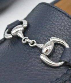 Vittoria Mengoni Premium Navy Blue Loafers