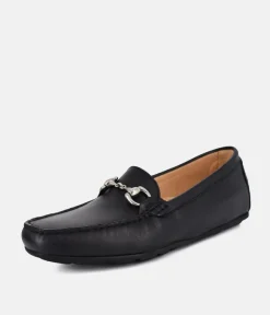 Vittoria Mengoni Premium Black Leather Loafers