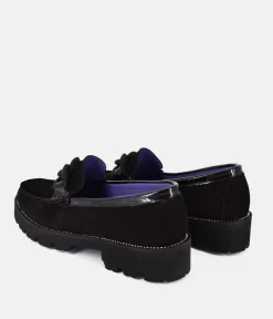 Vittoria Mengoni Premium Black Suede Loafers