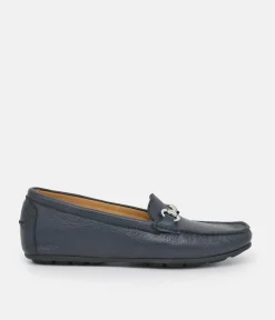 Vittoria Mengoni Premium Navy Blue Loafers