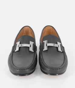Vittoria Mengoni Premium Black Leather Loafers