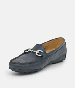 Vittoria Mengoni Premium Navy Blue Loafers