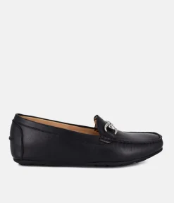 Vittoria Mengoni Premium Black Leather Loafers